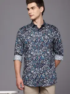 Allen Solly Pure Cotton Classic Fit Ethnic Motifs Printed Casual Shirt