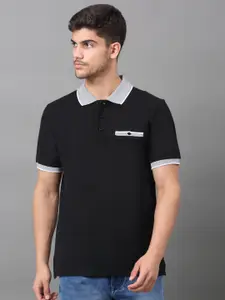 LOUIS STITCH Dry Fit Polo Collar Cotton Slim Fit T-shirt