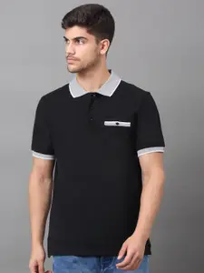 LOUIS STITCH Polo Collar Slim Fit Cotton Dry Fit T-shirt