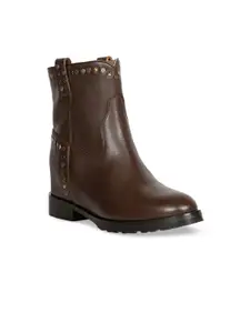 Saint G Women Mid-Top Genuine Leather Regular Boots