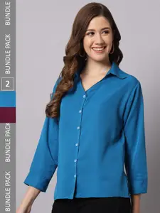 Funday Fashion Pack 2 Opaque Casual Shirt