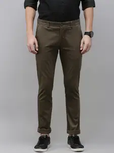 V Dot Men Slim Fit Trousers