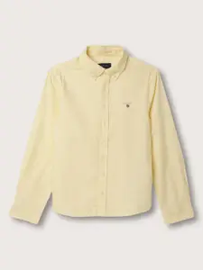 GANT Boys Button Down Collar Cotton Casual Shirt