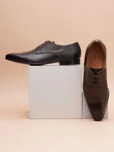 Ruosh Men Leather Formal Derbys
