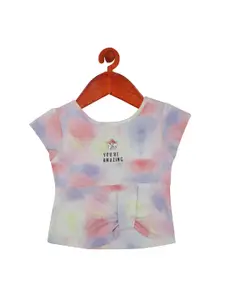 Tiny Girl Tie & Dye Round Neck Top