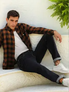 Lee Men Rodeo Clean Look Mid Rise Cotton Jeans