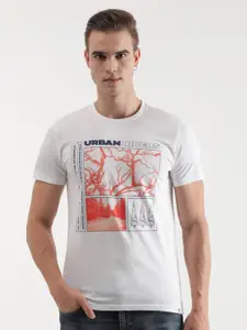 Lee Graphic Printed Cotton Slim Fit T-shirt