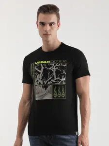 Lee Graphic Printed Cotton Slim Fit T-shirt