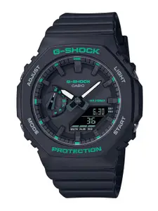 CASIO Women G-Shock GMA-S2100GA-1ADR Black Ana-Digi Dial Black Resin Strap Watch G1375
