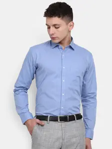 V-Mart Spread Collar Cotton Formal Shirt