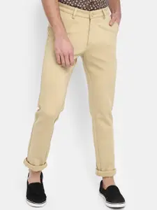 V-Mart Men Slim Fit Cotton Casual Trousers