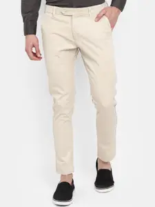 V-Mart Men Mid-Rise Cotton Trousers