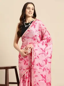 HERE&NOW Abstract Printed Ready to Wear Saree