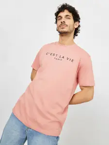 Styli C'est La Vie Slogan Regular Fit T-Shirt