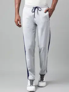 Alcis Men Striped Soft-Touch Slim-Fit Athleisure Sports Track Pants