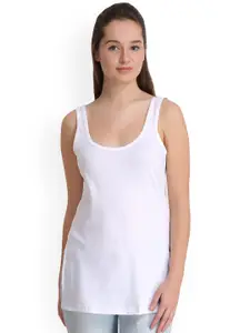 Leading Lady Leading Lady Pack Of 2 Pure Cotton Round Neck Long Line Camisoles