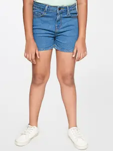 AND Girls Mid-Rise Denim Shorts