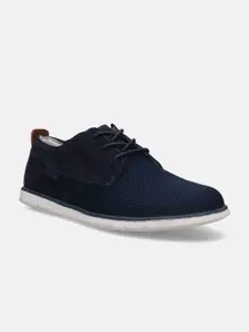 Bugatti Crooner Dark Blue Knitted Casual Shoes