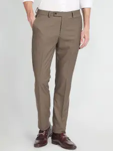 Arrow Men Slim Fit Mid-Rise Formal Trousers