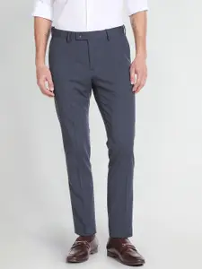 Arrow Men Striped Dobby Tailored Formal Trousers