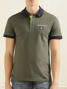 Aeronautica Militare Polo Collar Cotton T-Shirt