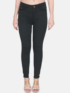 Steele Women Comfort Skinny Fit Mid-Rise Stretchable Pure Cotton Jeans
