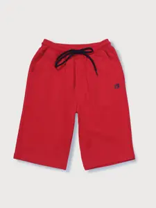 Gini and Jony Boys Mid-Rise Casual Cotton Shorts