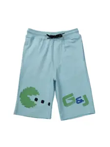 Gini and Jony Boys Graphic Printed Cotton Shorts