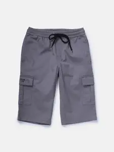 Gini and Jony Boys Mid-Rise Cotton Cargo Shorts