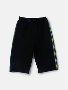 Gini and Jony Boys Mid-Rise Casual Cotton Shorts