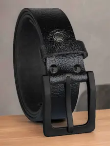 URBAN ALFAMI Men Textured Leather Formal Belt