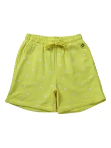 Gini and Jony Infants Girls Floral Printed Cotton Shorts