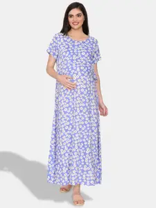 Coucou by Zivame Floral Printed Maxi Nightdress