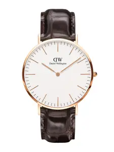Daniel Wellington Classic York Men White Analogue Watch DW00100011