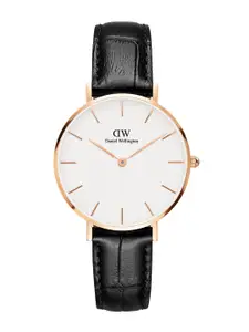 Daniel Wellington Women Petite Sheffield RG White Dial Watch-32mm DW00100174