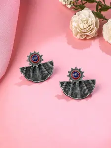 Yellow Chimes Contemporary Stud Earrings