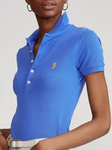 Polo Ralph Lauren Polo Collar Slim-Fit Cotton T-Shirt