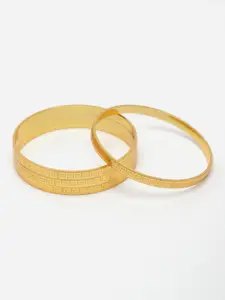 Aazeen Set Of 4 Gold-Plated Bangles