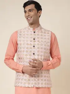 Fabindia Printed Pure Cotton Nehru Jackets