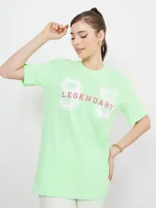 Styli Oversized Legendary 95 Graphic Longline T-Shirt