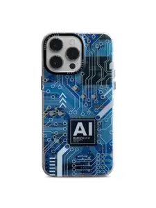 TREEMODA AI Arithmetic Chip Circuit Board Printed 13 Pro Max Phone Back Case