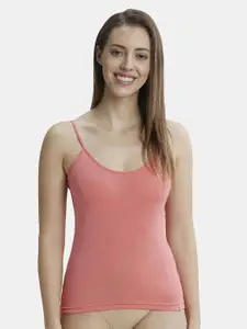 Jockey Cotton Rib Camisole with Adjustable Straps and Stay Fresh Treatment 1487-0105