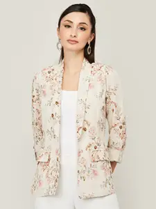 CODE by Lifestyle Floral Printed Open Front Shrug