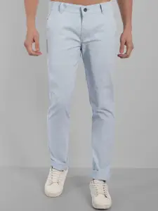Majestic Man Smart Mid Rise Slim Fit Trousers