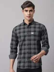 Majestic Man Smart Slim Fit Tartan Checked Casual Shirt