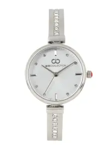 GIO COLLECTION Women Silver-Toned Analogue Watch G2113-11
