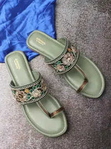 Anouk Embellished One Ethnic - Embellished Toe Flats