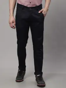 Majestic Man Smart Mid Rise Slim Fit Cotton Trousers