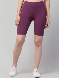 Apraa & Parma Women Skinny Fit High-Rise Cycling Shorts