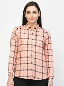 Vastraa Fusion Comfort Fit Checked Casual Shirt